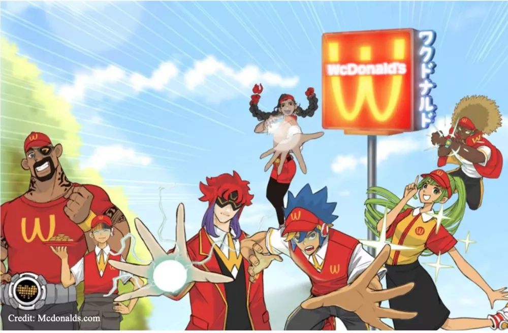 Fans Anime Bisa ke Dunia WcDonald’s yang Nyata Melalui Campaign McDonald’s