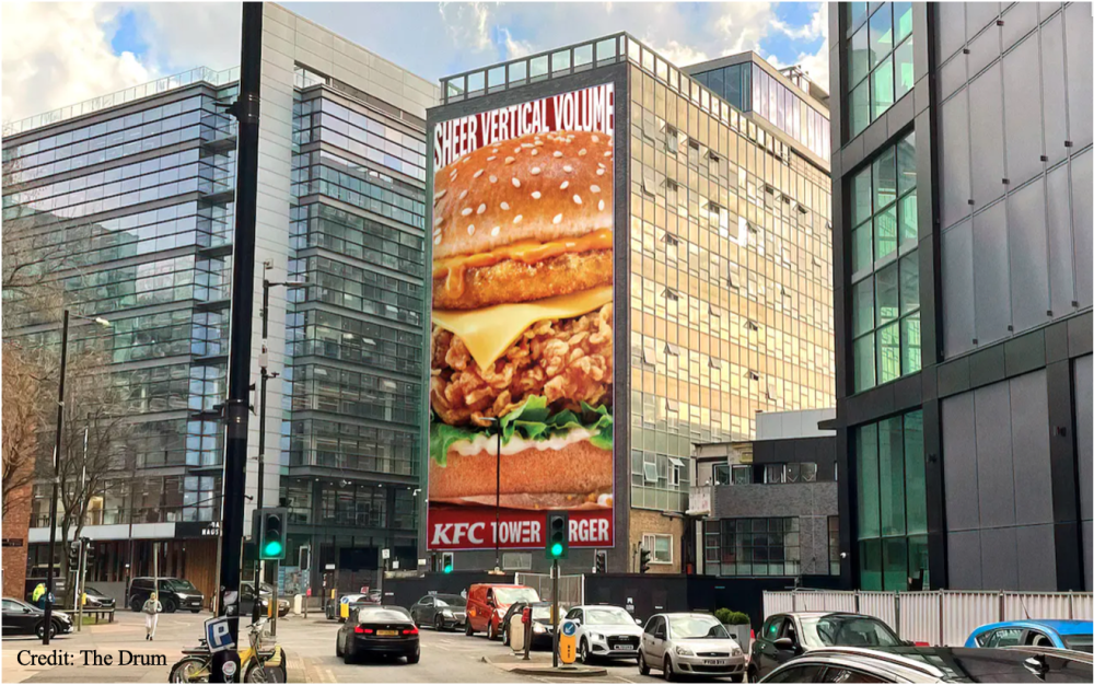 Campaign Unik Tower Burger KFC yang Terlalu Tinggi untuk TV