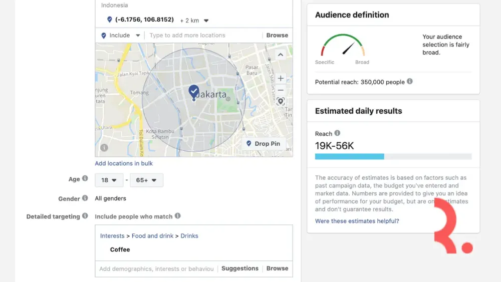 Consumer Insights Facebook Berdasarkan Lokasi