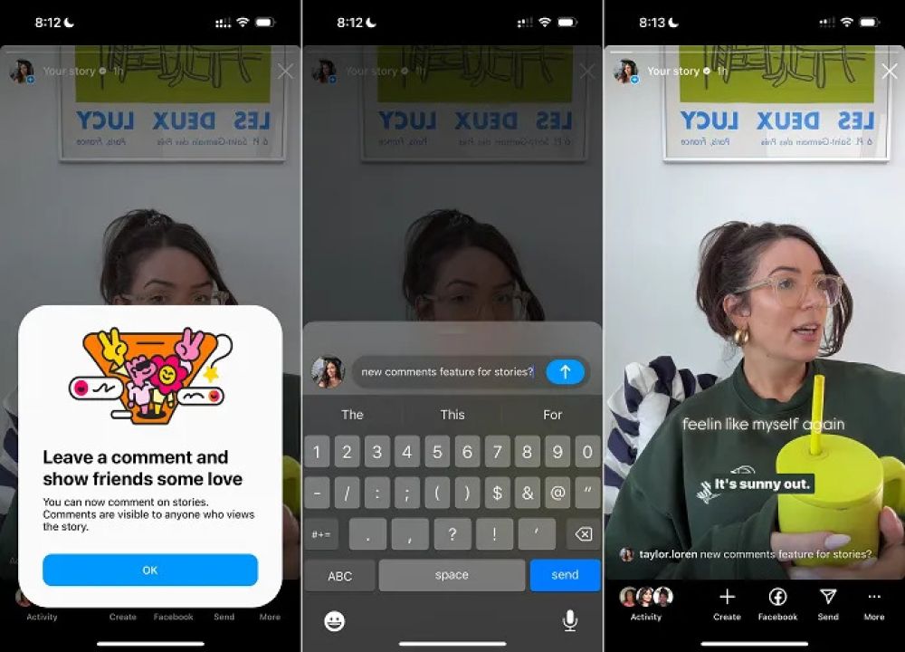 Tambah Interaksi di Instagram Stories dengan Fitur Komentar Terbaru